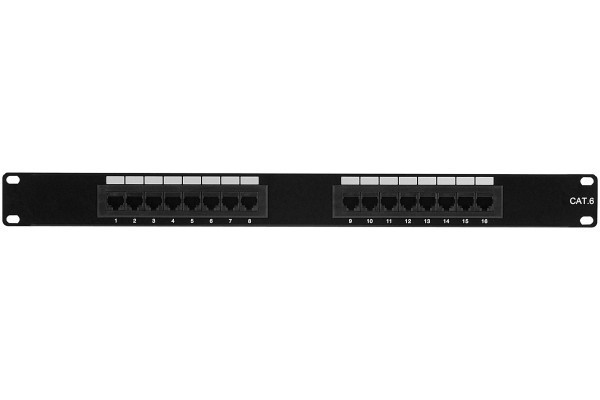 Panneau De Brassage 12 Ports Cat6 0.5U - Gestion Câbles Haute Performance