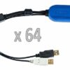 Bulk Pack of 64 D2CIM-DVUSB-DP