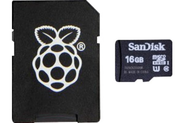 CARTE (micro SD 16Go) NOOBS POUR RASPBERRY PI