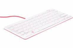 CLAVIER BLANC ROUGE  OFFICIEL POUR RASPBERRY PI