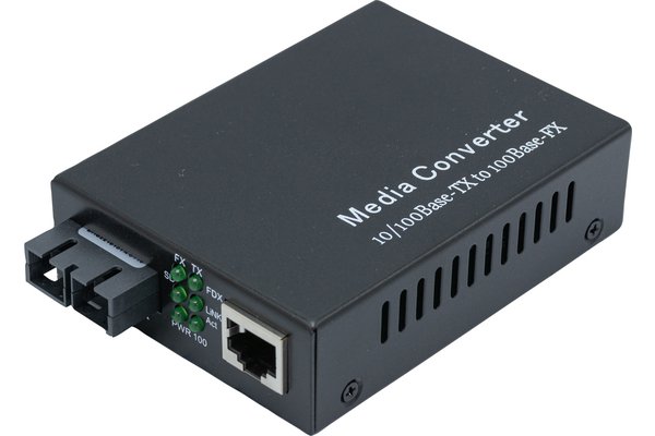 CONVERT FIBRE 100FX Monomode SC 25KM - RJ45 10/100