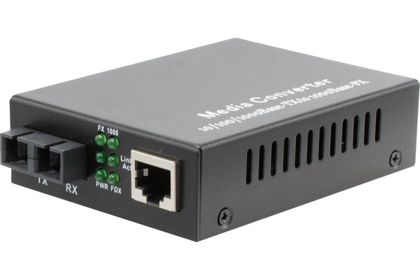 CONVERT FIBRE GIGABIT MULTIMODE SC 550M