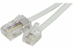 CORDON TEL RJ11 / RJ45 2 m 2:3  3:4  4:5  5:6 BLANC