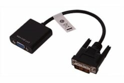 CVT-DVI-VGA Convertisseur DVI-D Male en VGA Fem cordon 10cm