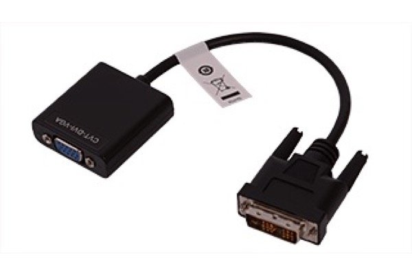 CVT-DVI-VGA Convertisseur DVI-D Male en VGA Fem cordon 10cm