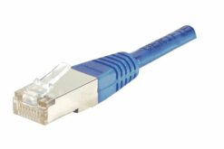Cordon RJ45 CAT 5e F/UTP bleu - 0,5 m