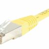 Cordon RJ45 CAT 5e F/UTP jaune CCA - 2 m