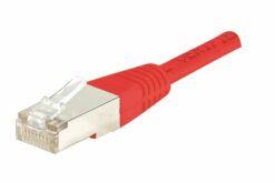 Cordon RJ45 CAT 5e F/UTP rouge - 0,5 m