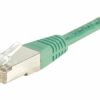 Cordon RJ45 CAT 5e F/UTP vert - 0,5 m