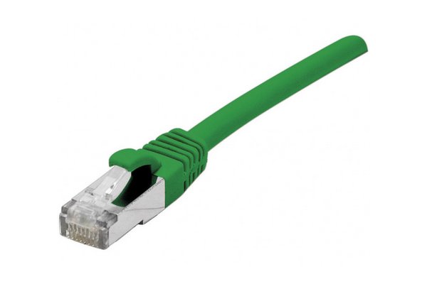 Cordon RJ45 CAT 6 F/UTP LSOH SNG vert - 0