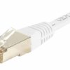 Cordon RJ45 CAT 6 F/UTP blanc CCA - 0,15 m
