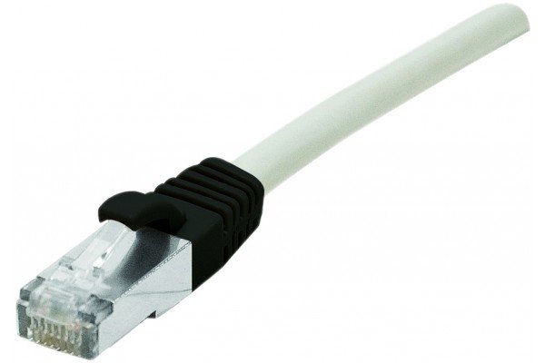Cordon RJ45 CAT 6 S/FTP LSOH POE++ gris - 3 m