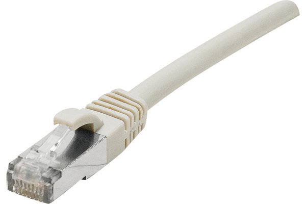 Cordon RJ45 CAT 6 S/FTP LSOH SNG gris - 0,5 m