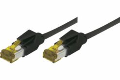 Cordon RJ45 sur câble CAT 7 S/FTP LSOH SNG noir - 7,5 m