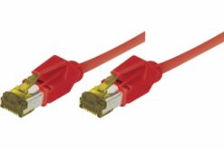 Cordon RJ45 sur câble CAT 7 S/FTP LSOH SNG rouge - 1,5 m