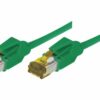 Cordon RJ45 sur câble CAT 7 S/FTP LSOH SNG vert - 2 m
