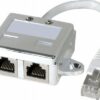 ECLATEUR DE PORT RJ45 BLINDE LAN+TEL
