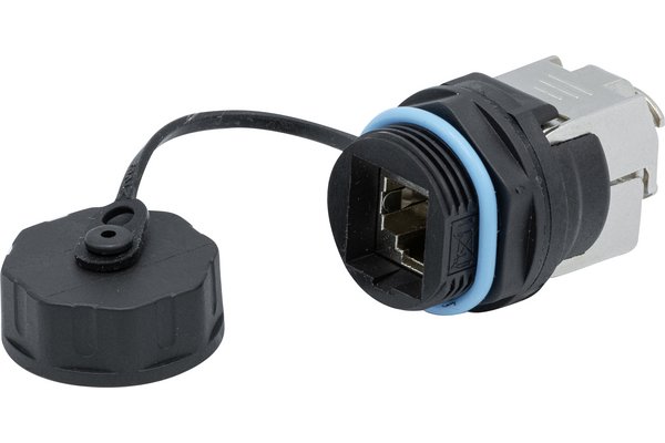 EMBASE RJ45 CAT.6 ETANCHE AVEC BOUCHON