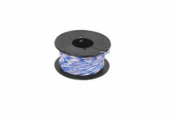 JARRETIERE TELEPHONE 5/10EME BLANC/BLEU 100M