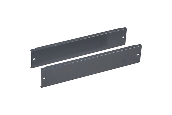 Jeu de 2 trappes pleines latérales hauteur 100mm pour baie L