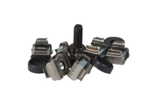 Jeu de 50 écrous cage 9,5mm avec 50 rondelles plastique et 5