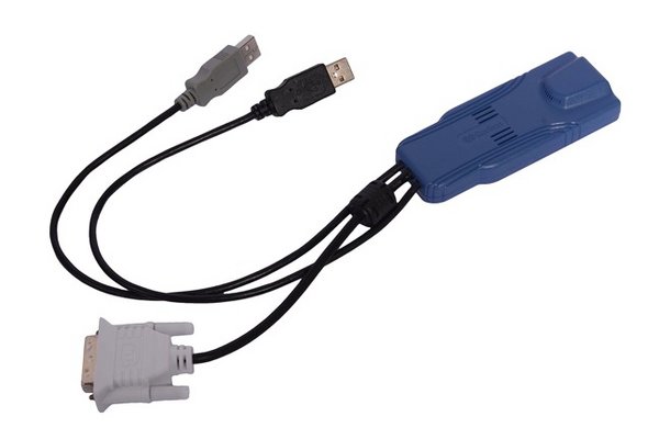 Module CIM Cat5 Enhanced DVI/USB avec virtual media