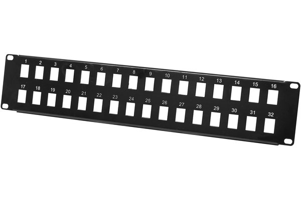 PANNEAU 2U 32 PORTS UTP KEYSTONE