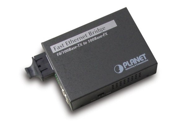 PLANET FT-802 CONVERTISSEUR FIBRE 100FX 2km SC +CTRL LIAISON