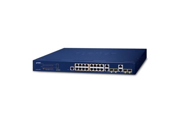 PLANET GS-4210-16P4C Switch Niv2 20p G dont 16 PoE+ & 4 SFP