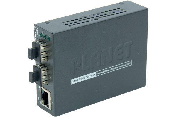 PLANET GT-1205A CONVERT RJ45 GIGABIT - 2 PORTS SFP