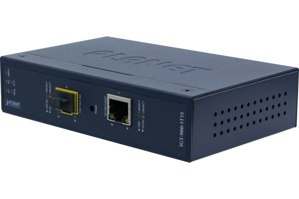 PLANET IGT-900-1T1S Conv.Ind Niv2 RJ45 Giga /SFP 100/1G/2.5G