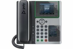 POLY EDGE E450 téléphone IP PoE USB-C WiFi BT 8/6 lignes SIP
