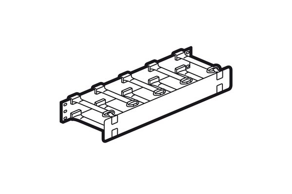Panneau de gestion de cordons 19pouces 2U prof. 172mm pour R