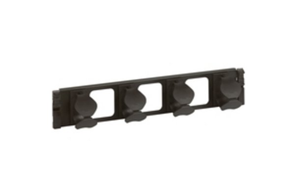 Panneau passe-fils 19pouces métal 2 axes 2U Soluclip
