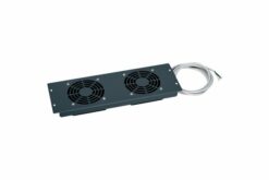 Plaque avec 2 ventilateurs 230V~ 3U pour gestion thermique b