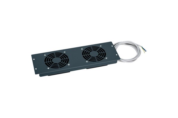 Plaque avec 2 ventilateurs 230V~ 3U pour gestion thermique b