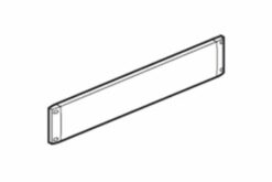 Plaque obturatrice 2U 19pouces métal Soluclip