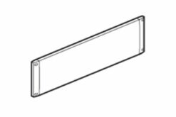Plaque obturatrice 3U 19pouces métal Soluclip