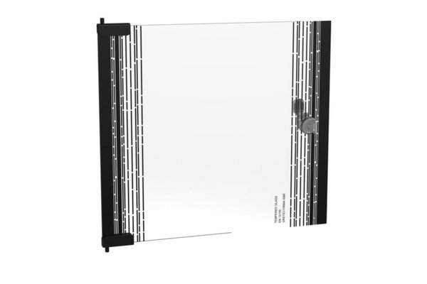 Porte en verre complète pour coffret Linkeo 10pouces 6U RAL7