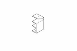 REHAU ANGLE EXT VARIABLE AXIS MINI 32x16 PVC BLANC