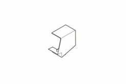 REHAU ANGLE PLAT AXIS 60x40 PVC BLANC IK10
