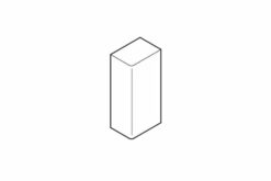 REHAU EMBOUT AXIS MINI 32x16 PVC BLANC