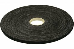 ROULEAU LIEN AUTO AGRIPPANT noir 20 mm en 10 m