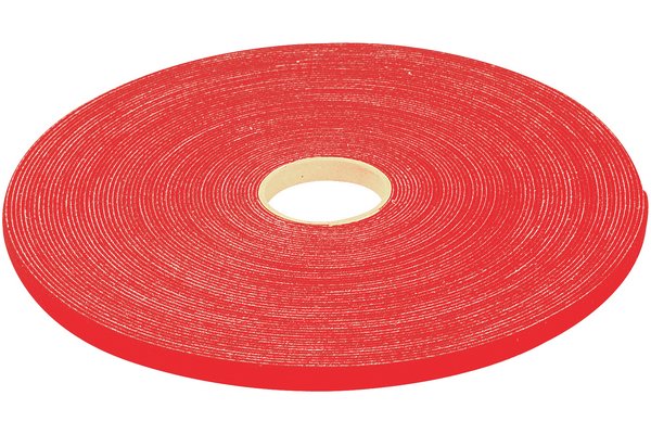 ROULEAU LIEN AUTO AGRIPPANT rouge 10 mm en 20 m