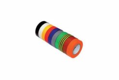 RUBAN ISOLANT PANACHÉ 10 COULEURS - 10 M