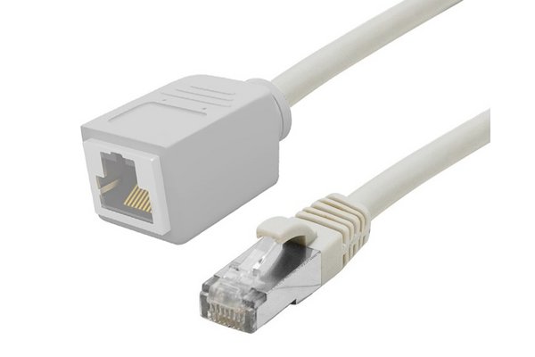 Rallonge cordon RJ45 CAT 6A S/FTP LS0H SNG gris - 5 m