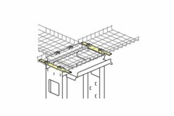Support chemin de câbles pour rack référence 046407