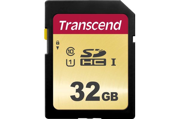 TRANSCEND Carte SDHC UHS-I 500S Class 10 32 Go