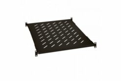 Tablette fixe 1U 425mm fixation sur 4 montants 19pouces baie