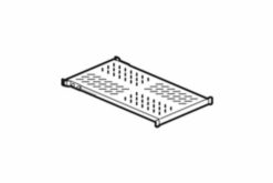 Tablette fixe charge lourde 1U prof.820mm fixation sur 4 mon